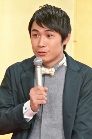 斎藤嘉樹、NHK大河ドラマ『西郷どん』新出演者発表会見に登場
