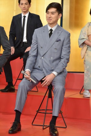 松田翔太、NHK大河ドラマ『西郷どん』新出演者発表会見に登場