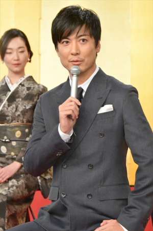 玉山鉄二、NHK大河ドラマ『西郷どん』新出演者発表会見に登場