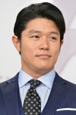 鈴木亮平、NHK大河ドラマ『西郷どん』新出演者発表会見に登場