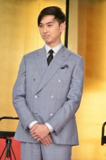 松田翔太、NHK大河ドラマ『西郷どん』新出演者発表会見に登場