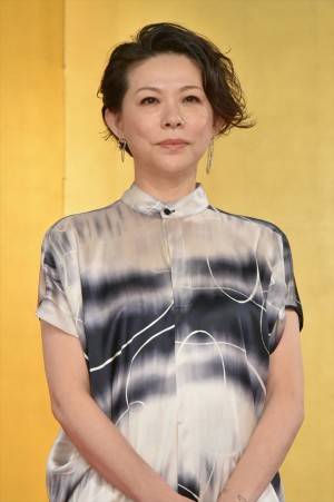 秋山菜津子、NHK大河ドラマ『西郷どん』新出演者発表会見に登場