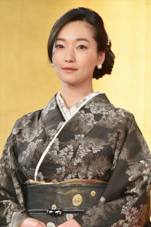 里アンナ、NHK大河ドラマ『西郷どん』新出演者発表会見に登場