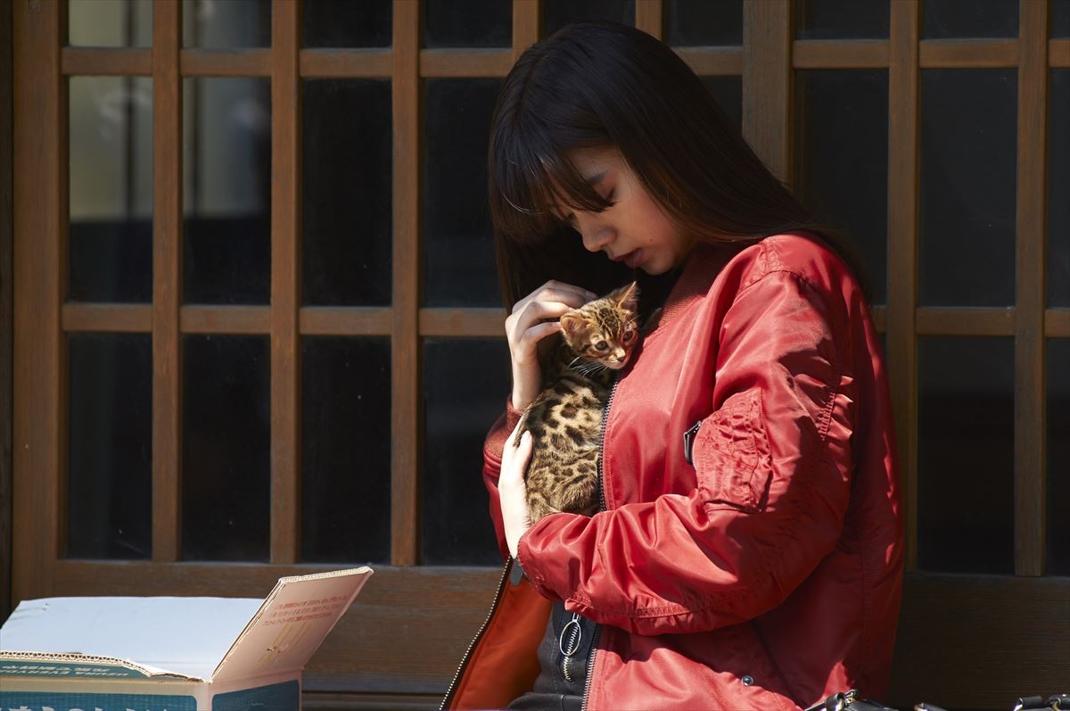 池田エライザ、瓶ビールをゴクリ 『チェリーボーイズ』男心をつかむ?! 場面写真到着