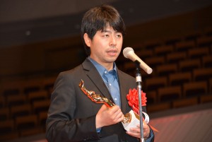 石井裕也監督、「第72回毎日映画コンクール」表彰式に登壇