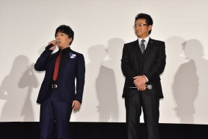 関智一、船越英一郎、『劇場版Infini‐T Force／ガッチャマン さらば友よ』完成披露上映会に登壇