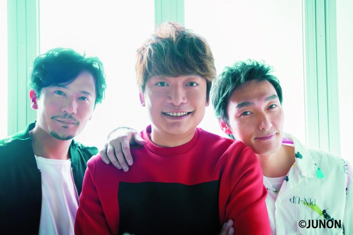 稲垣吾郎&草なぎ剛&香取慎吾、16年ぶりに「JUNON」に登場