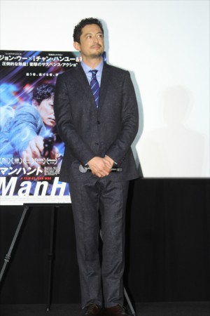 池内博之、映画『マンハント』公開記念舞台挨拶に登壇
