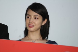 桜庭ななみ、映画『マンハント』公開記念舞台挨拶に登壇
