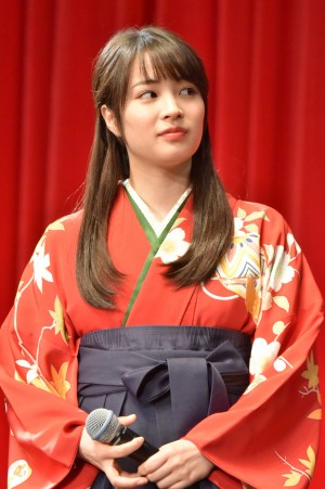 広瀬すず、『ちはやふる‐結び‐』完成披露試写会舞台挨拶に登壇