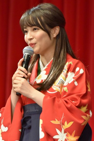 広瀬すず、『ちはやふる‐結び‐』完成披露試写会舞台挨拶に登壇
