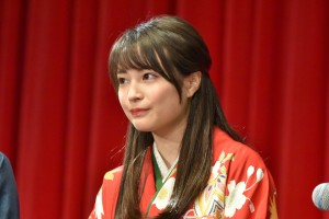 広瀬すず、『ちはやふる‐結び‐』完成披露試写会舞台挨拶に登壇