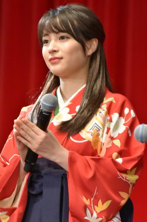 広瀬すず、『ちはやふる‐結び‐』完成披露試写会舞台挨拶に登壇