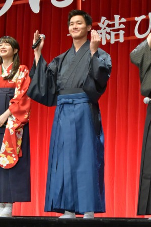 野村周平、『ちはやふる‐結び‐』完成披露試写会舞台挨拶に登壇