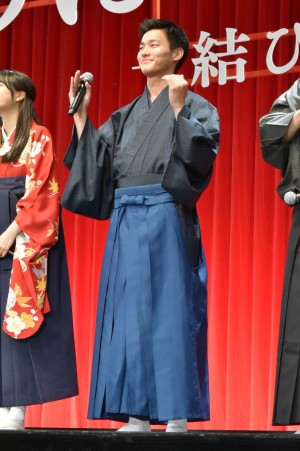 野村周平、『ちはやふる‐結び‐』完成披露試写会舞台挨拶に登壇