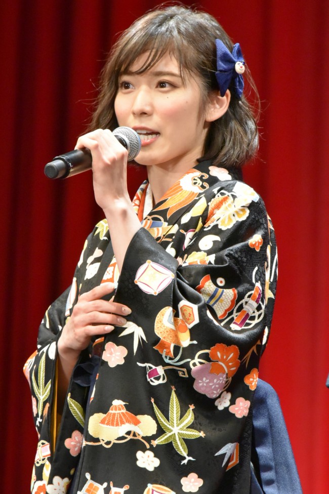 『ちはやふる‐結び‐』完成披露試写会舞台挨拶20180220