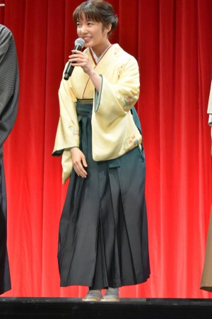 上白石萌音、『ちはやふる‐結び‐』完成披露試写会舞台挨拶に登壇