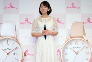 吉岡里帆、腕時計ブランド「エンジェルハート」新イメージキャラクター就任会見に登場