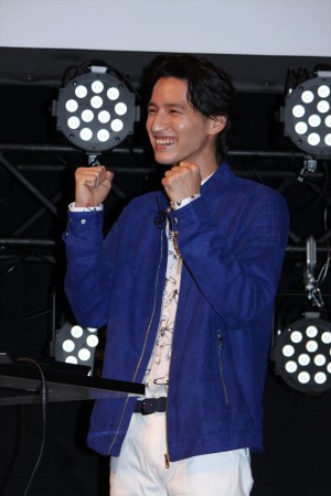田口淳之介、『ガンダムヒーローズ』プレス発表会に登場