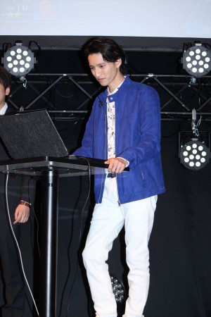 田口淳之介、『ガンダムヒーローズ』プレス発表会に登場