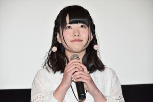 石見舞菜香、『さよならの朝に約束の花をかざろう』公開初日舞台挨拶に登壇