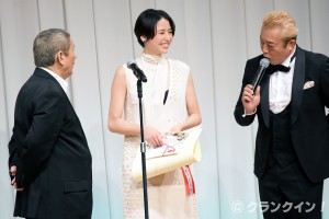 「第27回 東京スポーツ映画大賞」授賞式に登壇した長澤まさみ