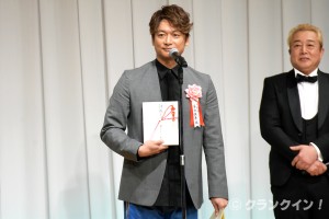 「第27回 東京スポーツ映画大賞」授賞式に登壇した香取慎吾