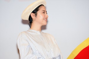 長澤まさみ、『映画ドラえもん のび太の宝島』完成披露舞台挨拶にて