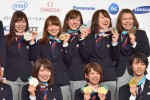 （左から）吉田夕梨花、鈴木夕湖、吉田知那美、藤澤五月、本橋麻里