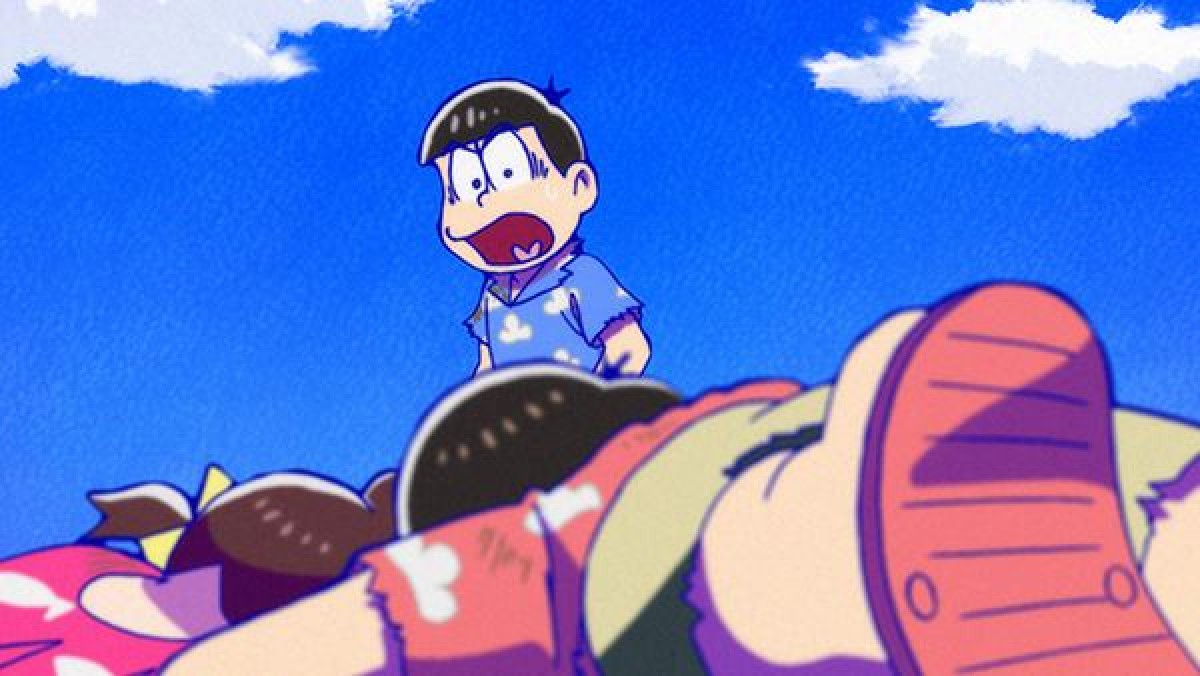 TVアニメ『おそ松さん』第22話場面写真解禁　お酒片手に機内を満喫する6つ子たち