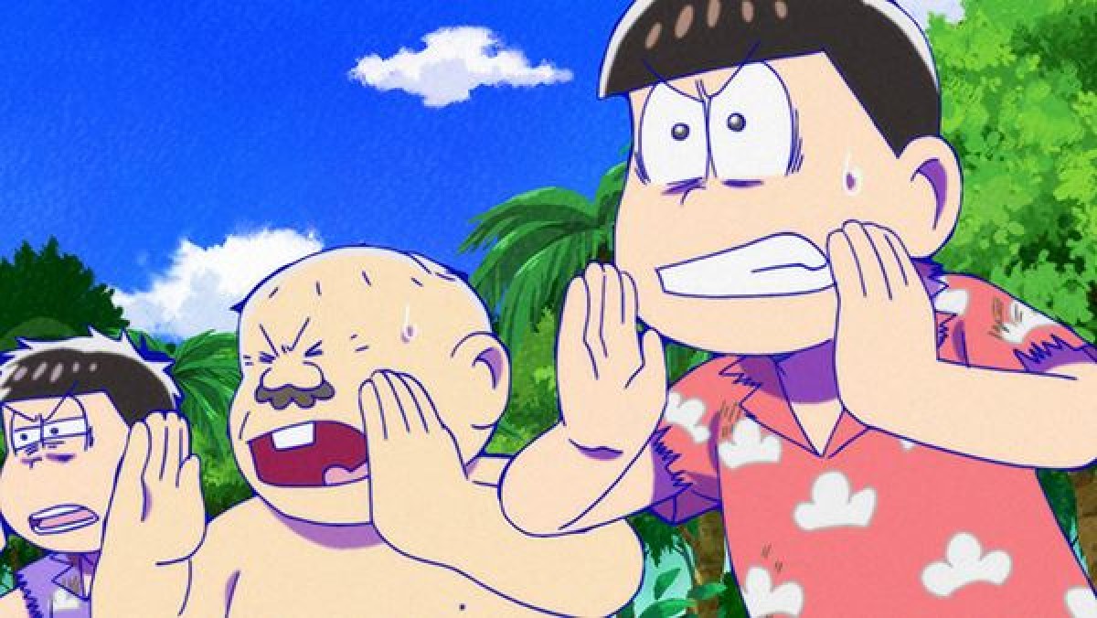 TVアニメ『おそ松さん』第22話場面写真解禁　お酒片手に機内を満喫する6つ子たち
