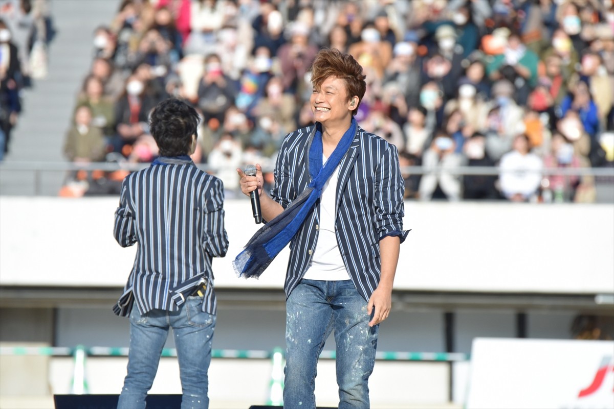稲垣吾郎、草なぎ剛、香取慎吾、パラスポーツ応援チャリティー曲を『パラ駅伝』で熱唱
