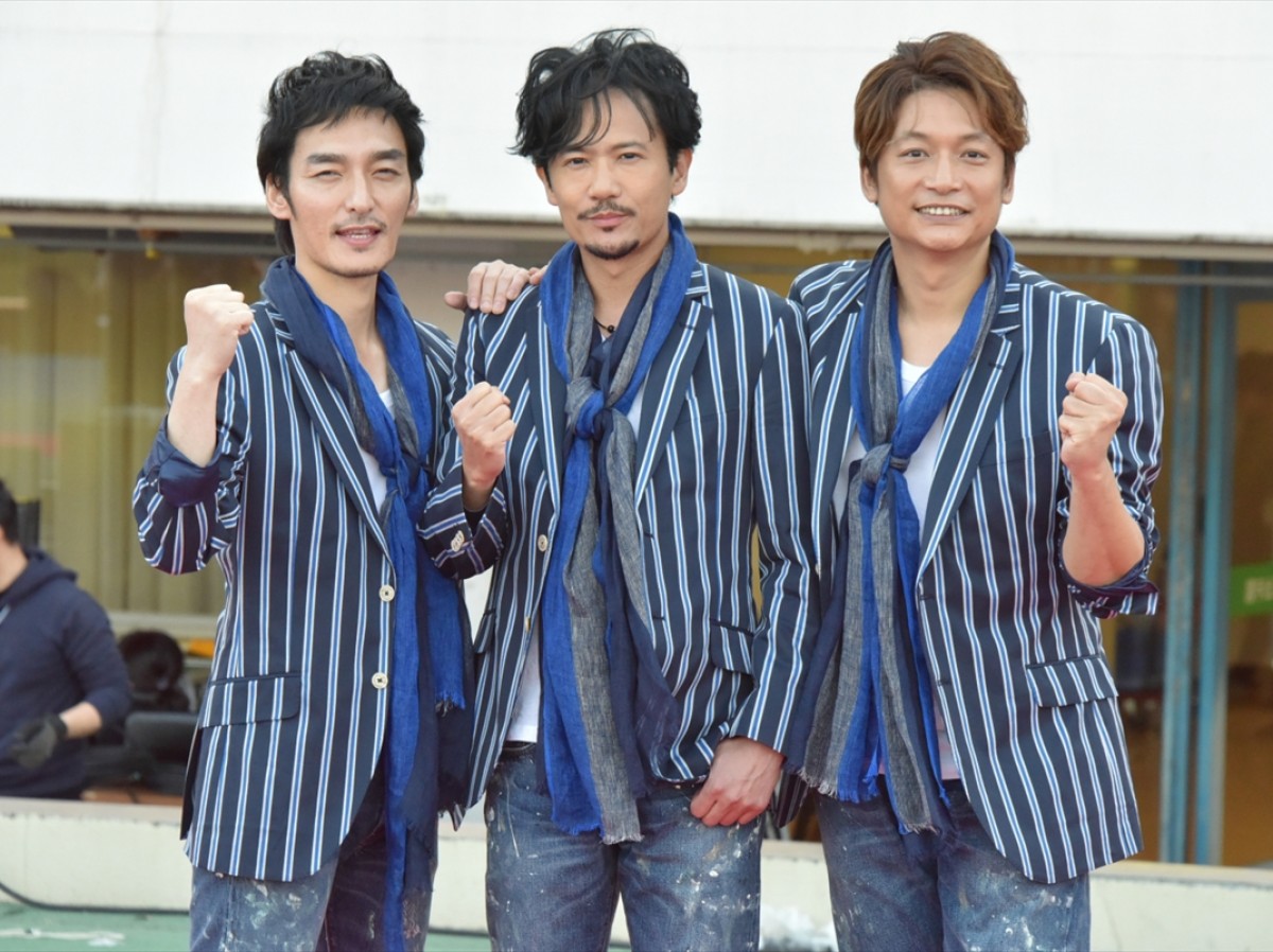 稲垣吾郎、草なぎ剛、香取慎吾、パラスポーツ応援チャリティー曲を『パラ駅伝』で熱唱