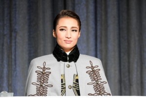 宝塚歌劇 雪組公演 かんぽ生命ドリームシアター ミュージカル・プレイ『凱旋門』 ショー・パッショナブル『Gato Bonito！！』制作発表会に登場した望海風斗