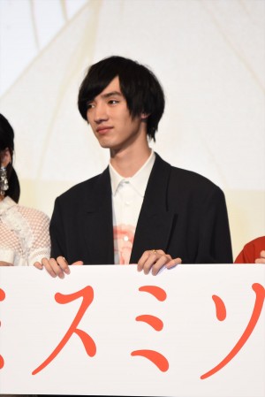 『ミスミソウ』完成披露上映会に登壇した清水尋也