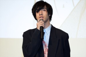 『ミスミソウ』完成披露上映会に登壇した清水尋也