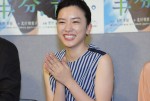 NHK連続テレビ小説『半分、青い。』第1週完成試写会に登場した永野芽郁