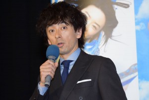 NHK連続テレビ小説『半分、青い。』第1週完成試写会に登場した滝藤賢一