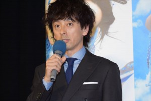 NHK連続テレビ小説『半分、青い。』第1週完成試写会に登場した滝藤賢一