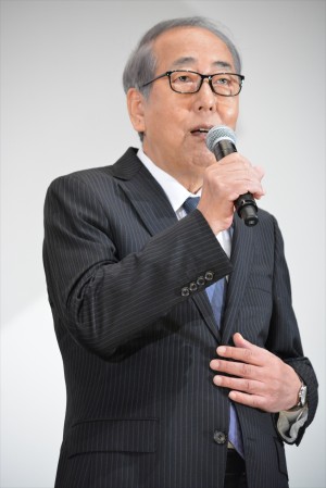 『北の桜守』初日舞台挨拶に登壇した岸部一徳