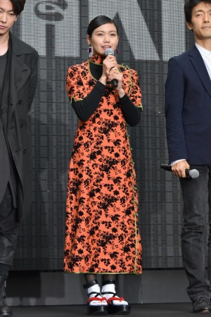 二階堂ふみ、『いぬやしき』新宿プレミアムイベントに登場