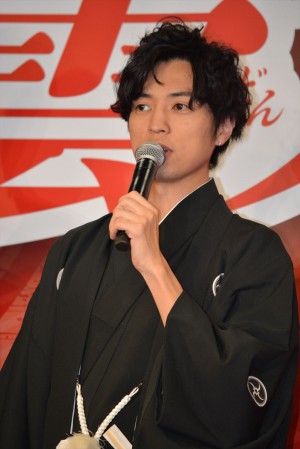 映画『曇天に笑う』“曇天丸”出発式＆公開記念トークイベントに登場した桐山漣