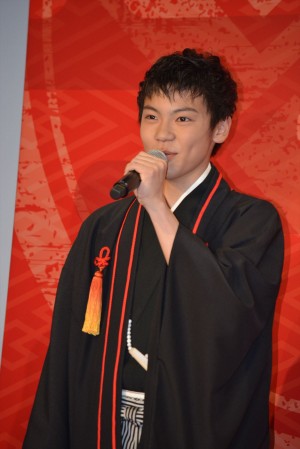 映画『曇天に笑う』“曇天丸”出発式＆公開記念トークイベントに登場した若山耀人