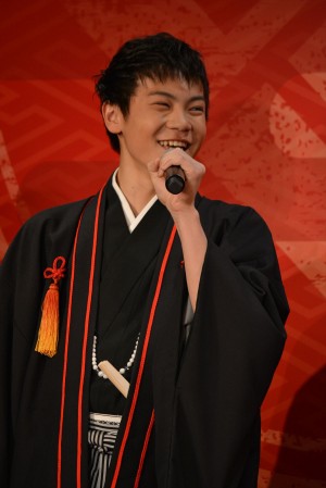 映画『曇天に笑う』“曇天丸”出発式＆公開記念トークイベントに登場した若山耀人