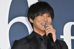 『娼年』完成披露舞台挨拶に登壇した松坂桃李