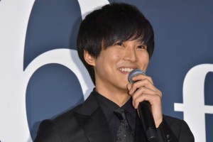 『娼年』完成披露舞台挨拶に登壇した松坂桃李