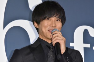 『娼年』完成披露舞台挨拶に登壇した松坂桃李