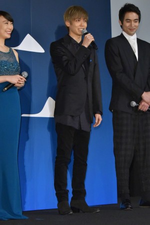 『娼年』完成披露舞台挨拶に登壇した猪塚健太