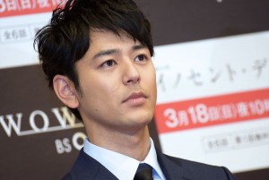『連続ドラマW イノセント・デイズ』完成披露試写会＆舞台挨拶に登壇した妻夫木聡
