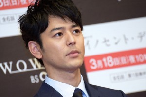 『連続ドラマW イノセント・デイズ』完成披露試写会＆舞台挨拶に登壇した妻夫木聡